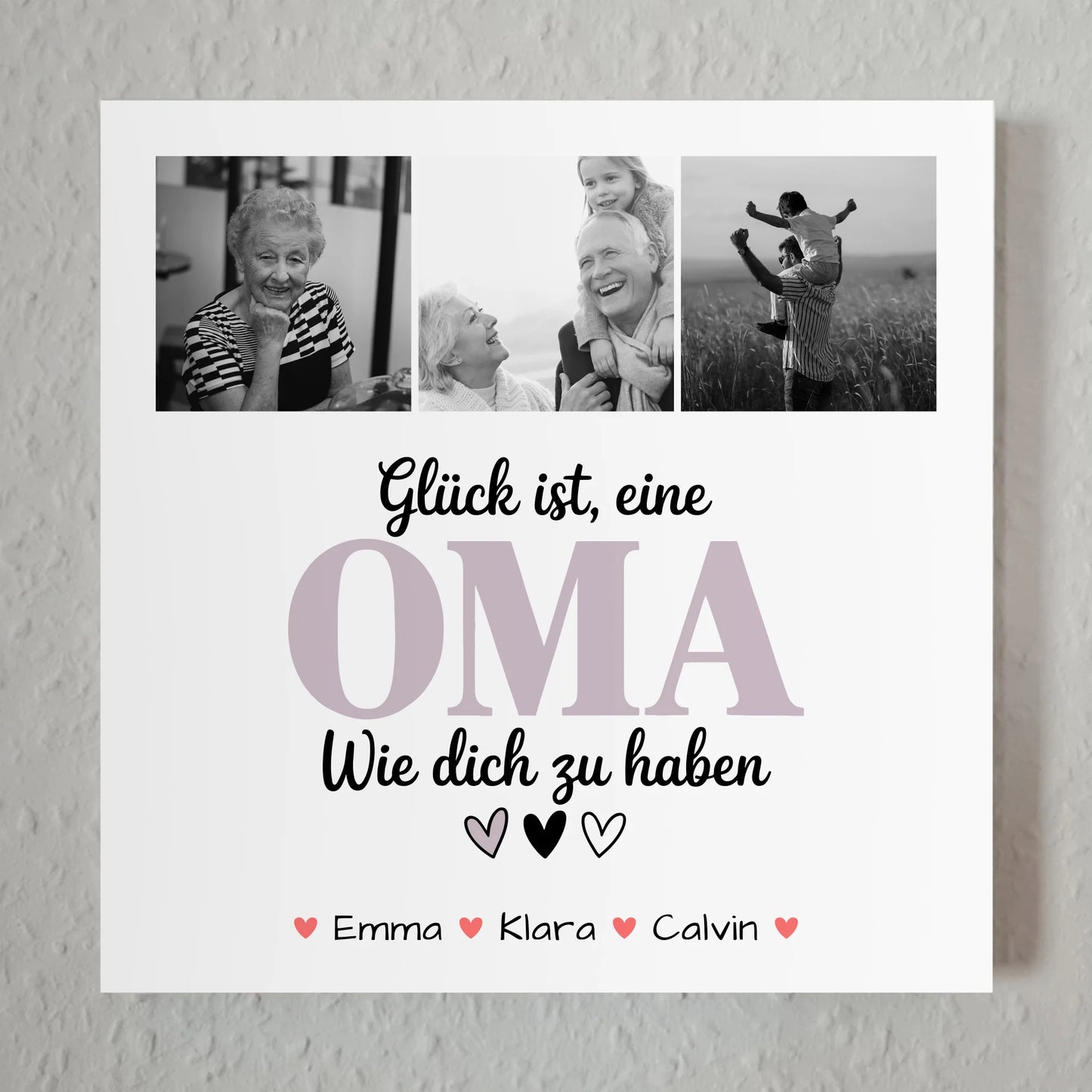 Oma Plakat Fotoboard Fotocollage Oma Glück Ist eine Oma Wie Dich Zu Haben personalisiertes Geschenk 7