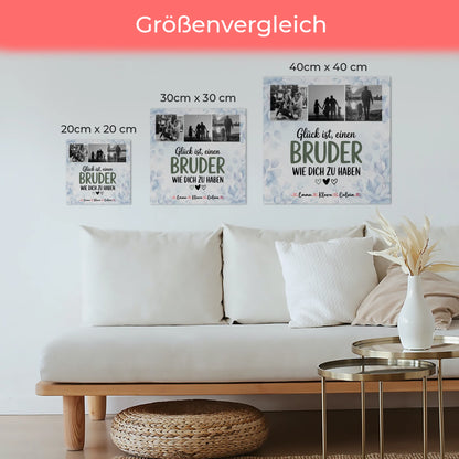 Magnetposter Fotoboard Fotocollage Bruder Glück Ist einen Bruder Wie Dich Zu Haben 6