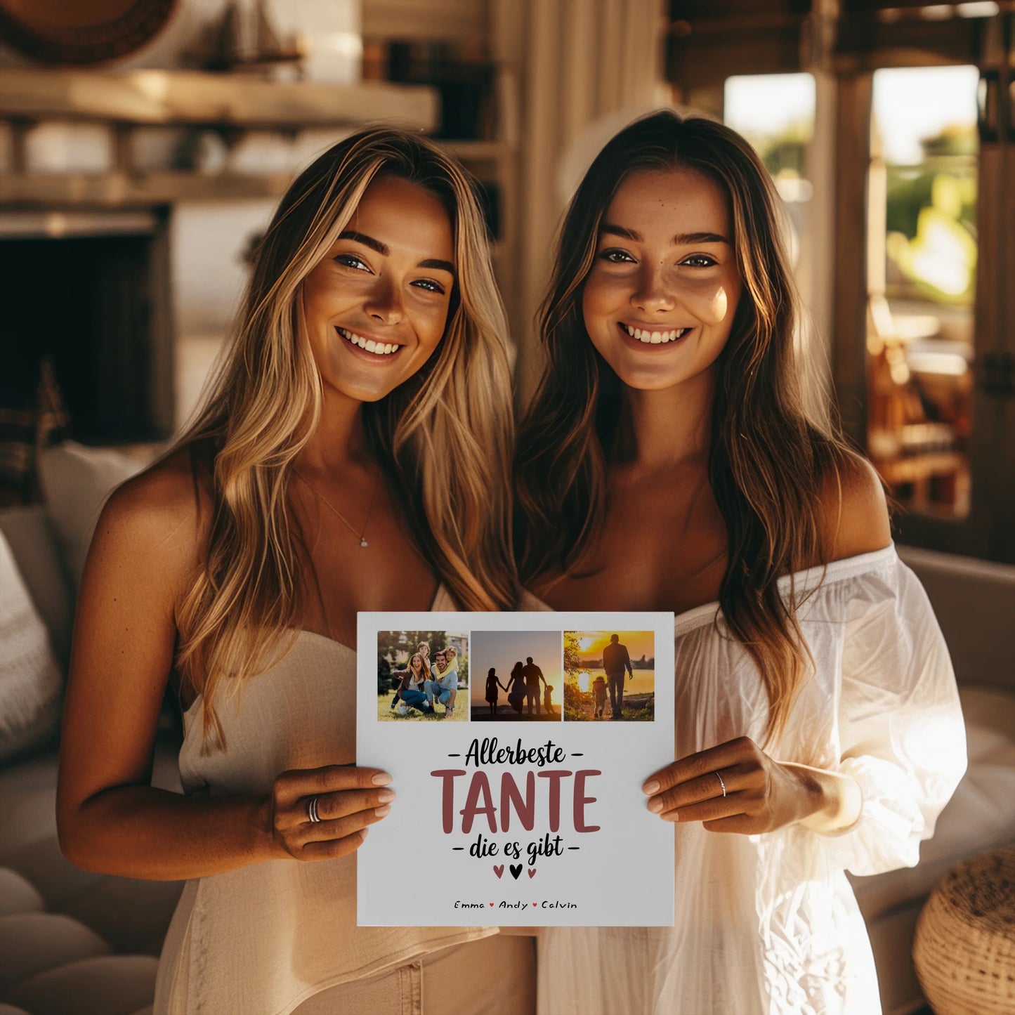 Magnetposter Fotoboard Geschenk Fotocollage Tante Allerbeste Tante Die Es Gibt 8