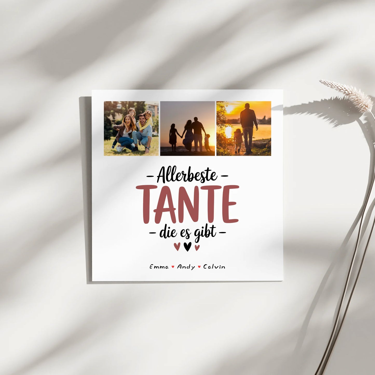 Magnetposter Fotoboard Geschenk Fotocollage Tante Allerbeste Tante Die Es Gibt 9