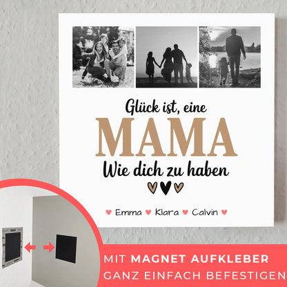 Personalisiertes Mama Plakat mit Fotocollage Glück Ist eine Mama Wie Dich Zu Haben 10