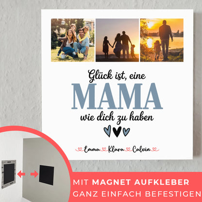 Personalisiertes Mama Plakat Fotoboard Fotocollage für Mama Glück Ist eine Mama Wie Dich Zu Haben 10