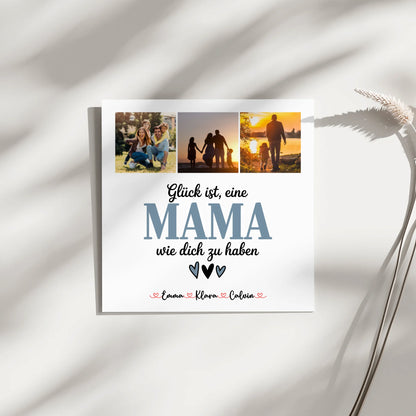 Personalisiertes Mama Plakat Fotoboard Fotocollage für Mama Glück Ist eine Mama Wie Dich Zu Haben 9