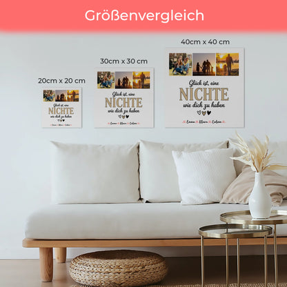 Magnetposter Fotoboard Fotocollage für Nichte Glück Ist eine Nichte Wie Dich Zu Haben 6