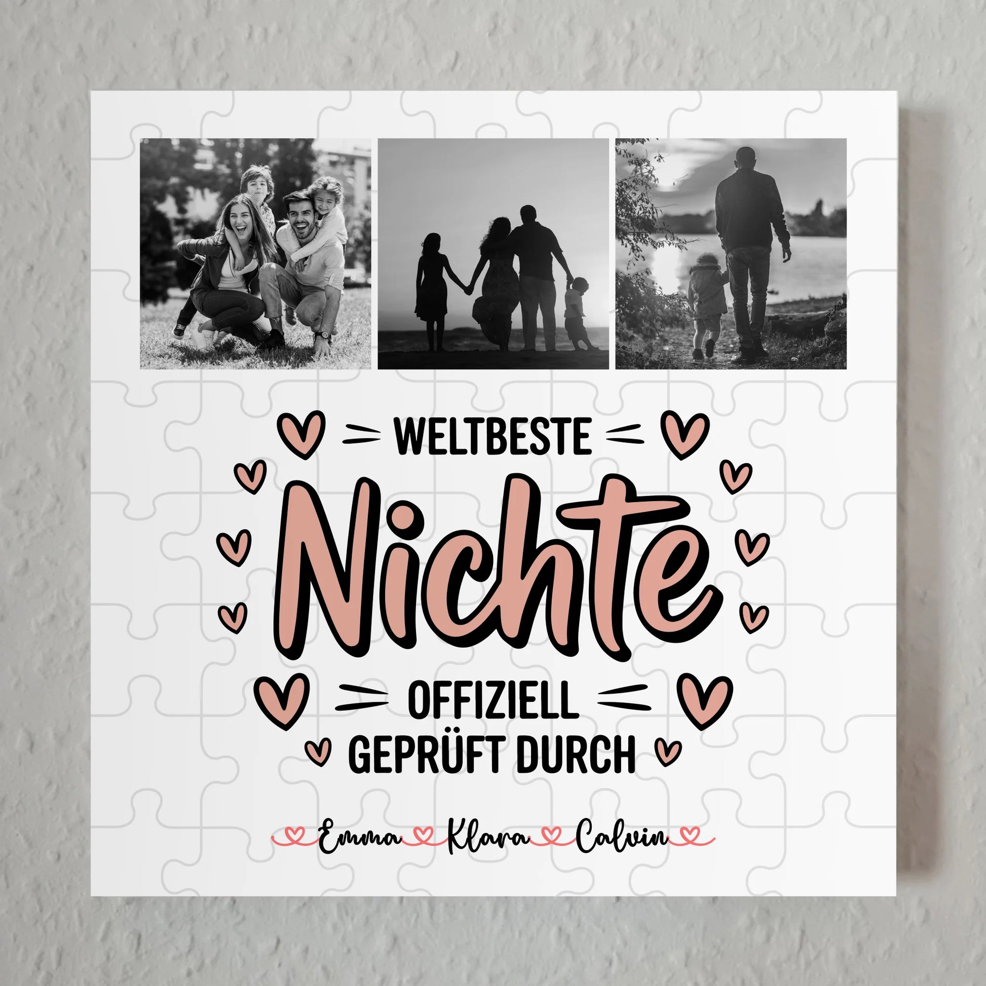 Fotoboard Poster Magnetisch Nichte Fotocollage Weltbeste Nichte Offiziell Geprüft Durch 1