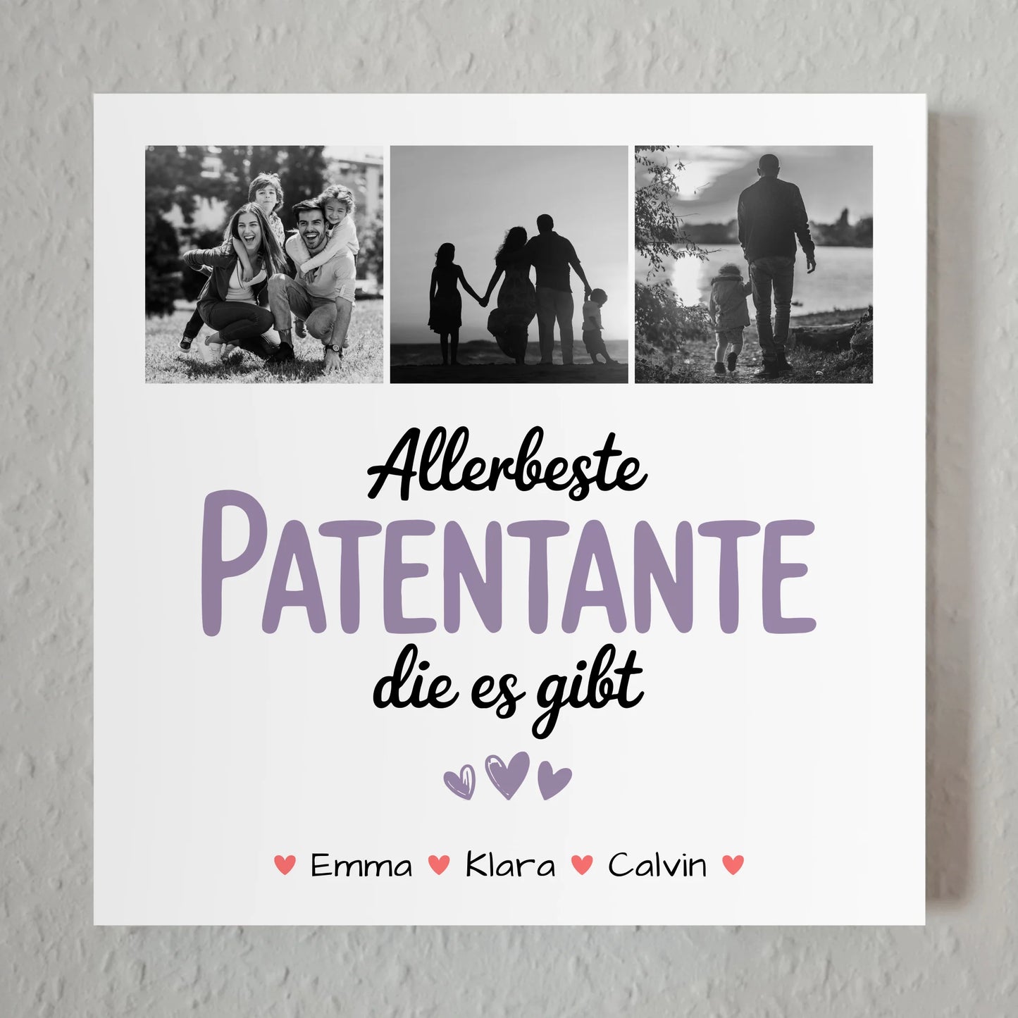 Fotoboard Poster Magnetisch Fotocollage Patentante Allerbeste Patentante Die Es Gibt Geschenk 7