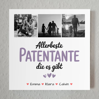 Fotoboard Poster Magnetisch Fotocollage Patentante Allerbeste Patentante Die Es Gibt Geschenk 7