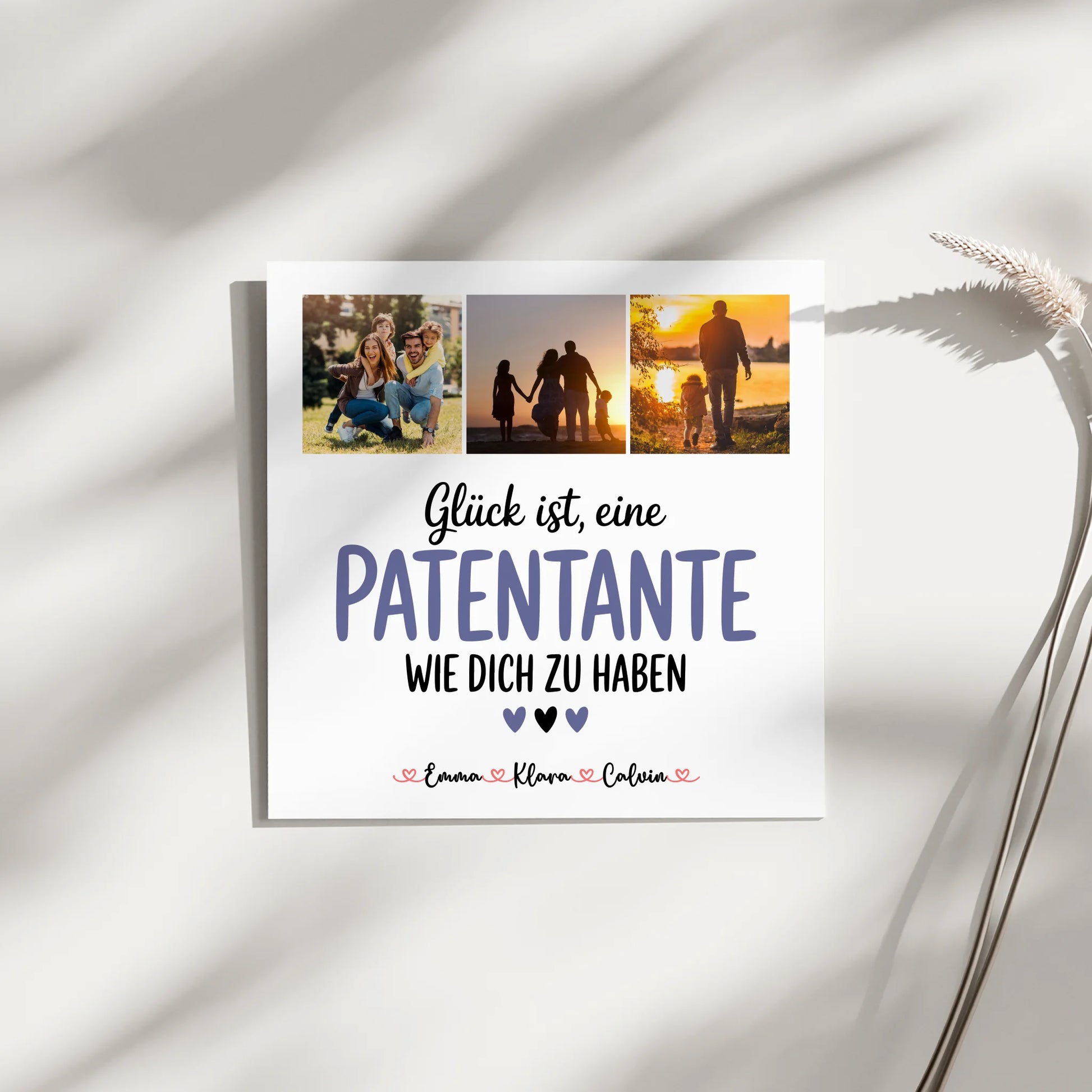 Fotoboard Magnet Poster Fotocollage für Patentante Glück Ist eine Patentante Wie Dich Zu Haben Geschenk 9