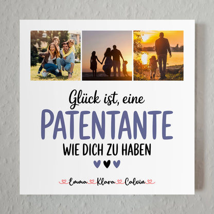 Fotoboard Magnet Poster Fotocollage für Patentante Glück Ist eine Patentante Wie Dich Zu Haben Geschenk 7