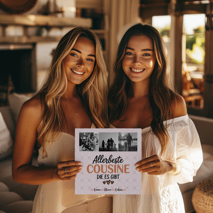 Fotoboard Magnet Wandbild Fotocollage Cousine Allerbeste Cousine Die Es Gibt 8
