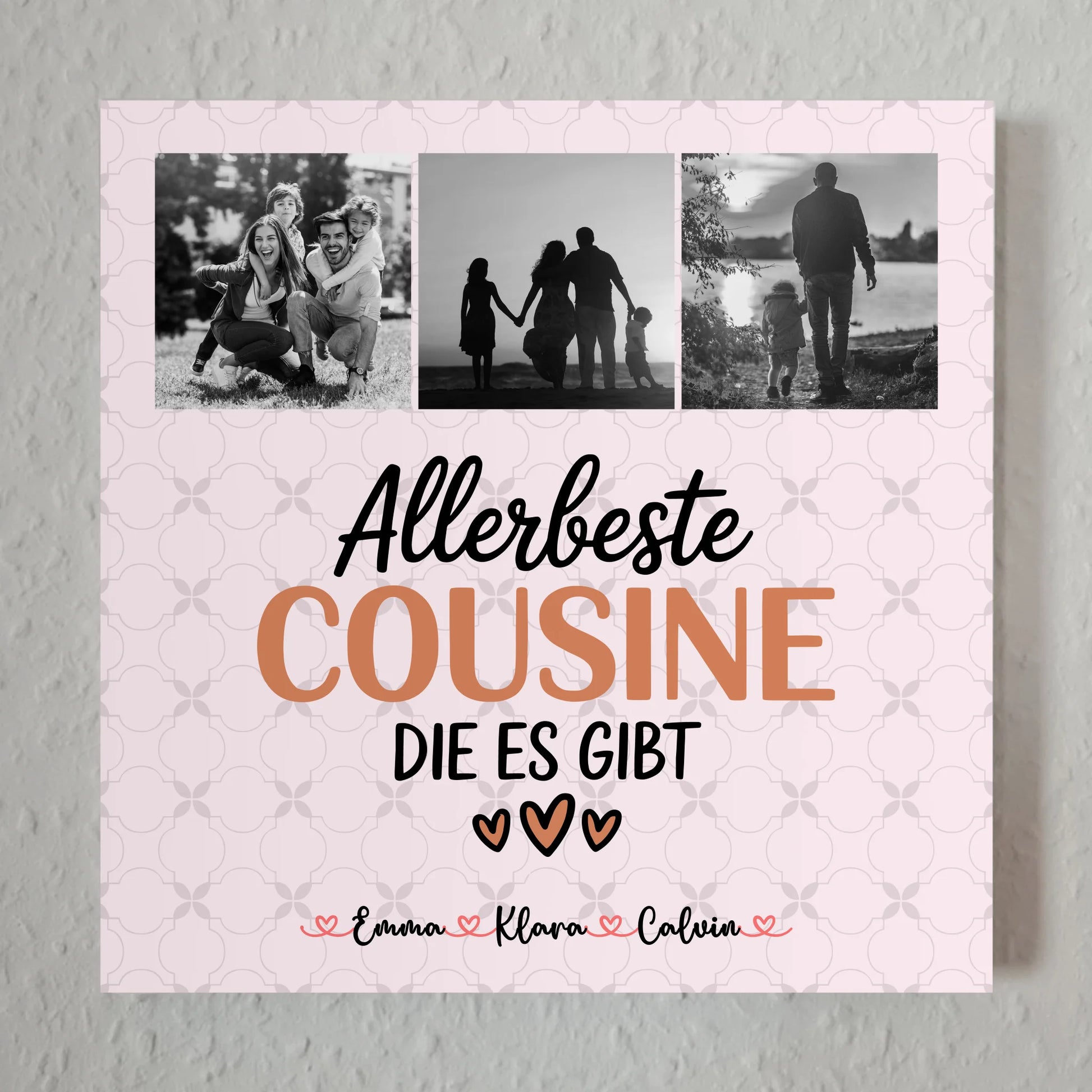 Fotoboard Magnet Wandbild Fotocollage Cousine Allerbeste Cousine Die Es Gibt 1