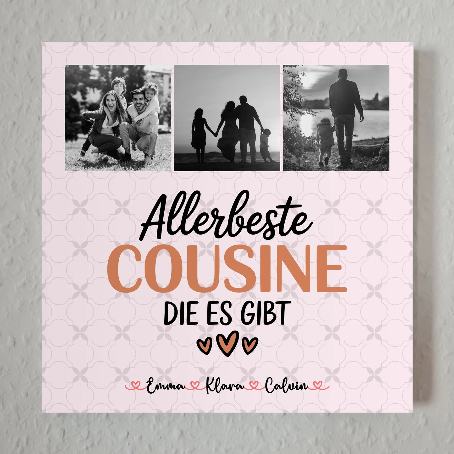 Fotoboard Magnet Wandbild Fotocollage Cousine Allerbeste Cousine Die Es Gibt 7