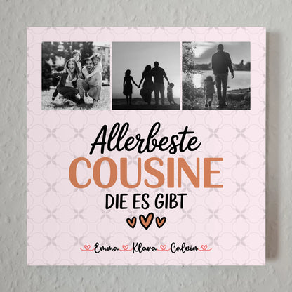 Fotoboard Magnet Wandbild Fotocollage Cousine Allerbeste Cousine Die Es Gibt 7