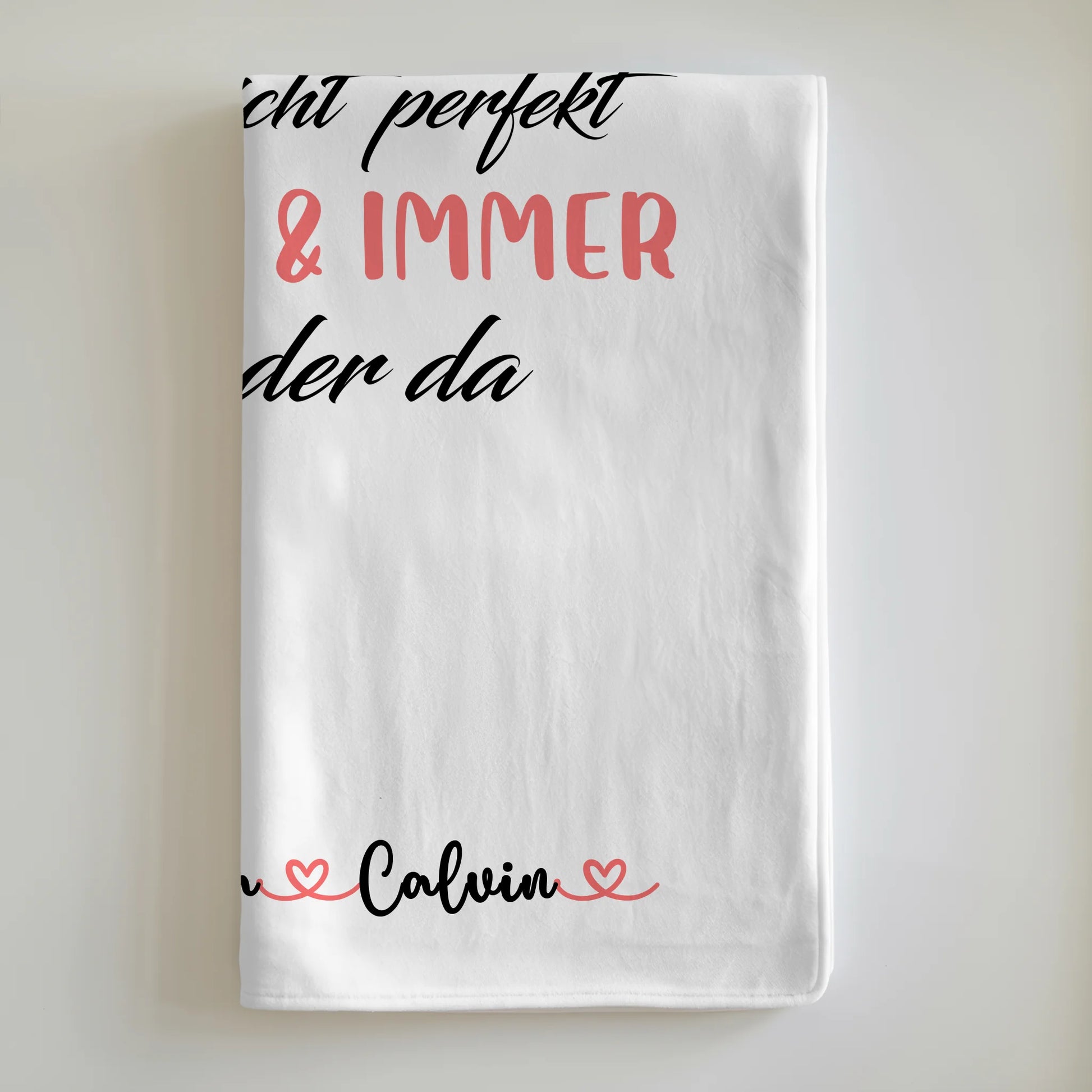 Personalisierte Decke Mit Namen Fotocollage Familie Nicht Perfekt Aber Loyal Geschenk 6