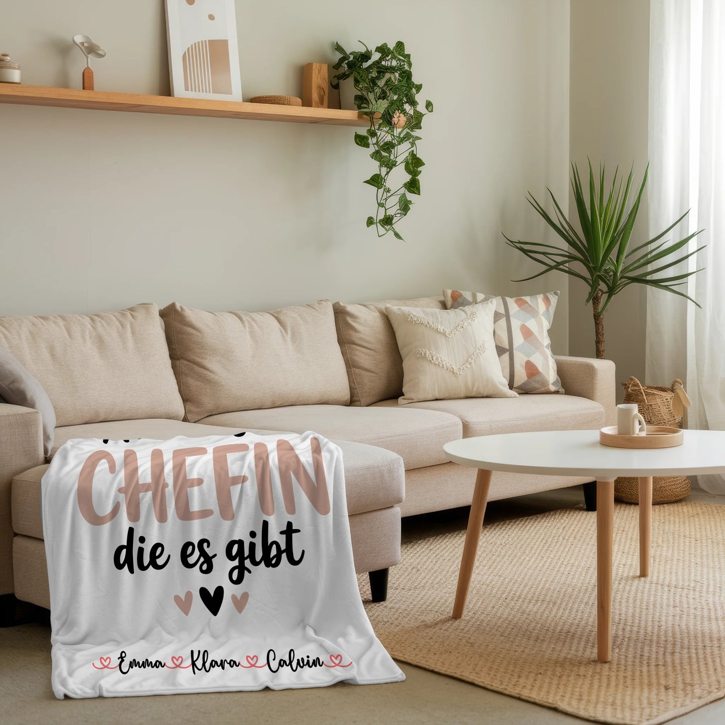 Personalisierte Namensdecke mit Fotocollage Chefin Allerbeste Chefin Die Es Gibt 4