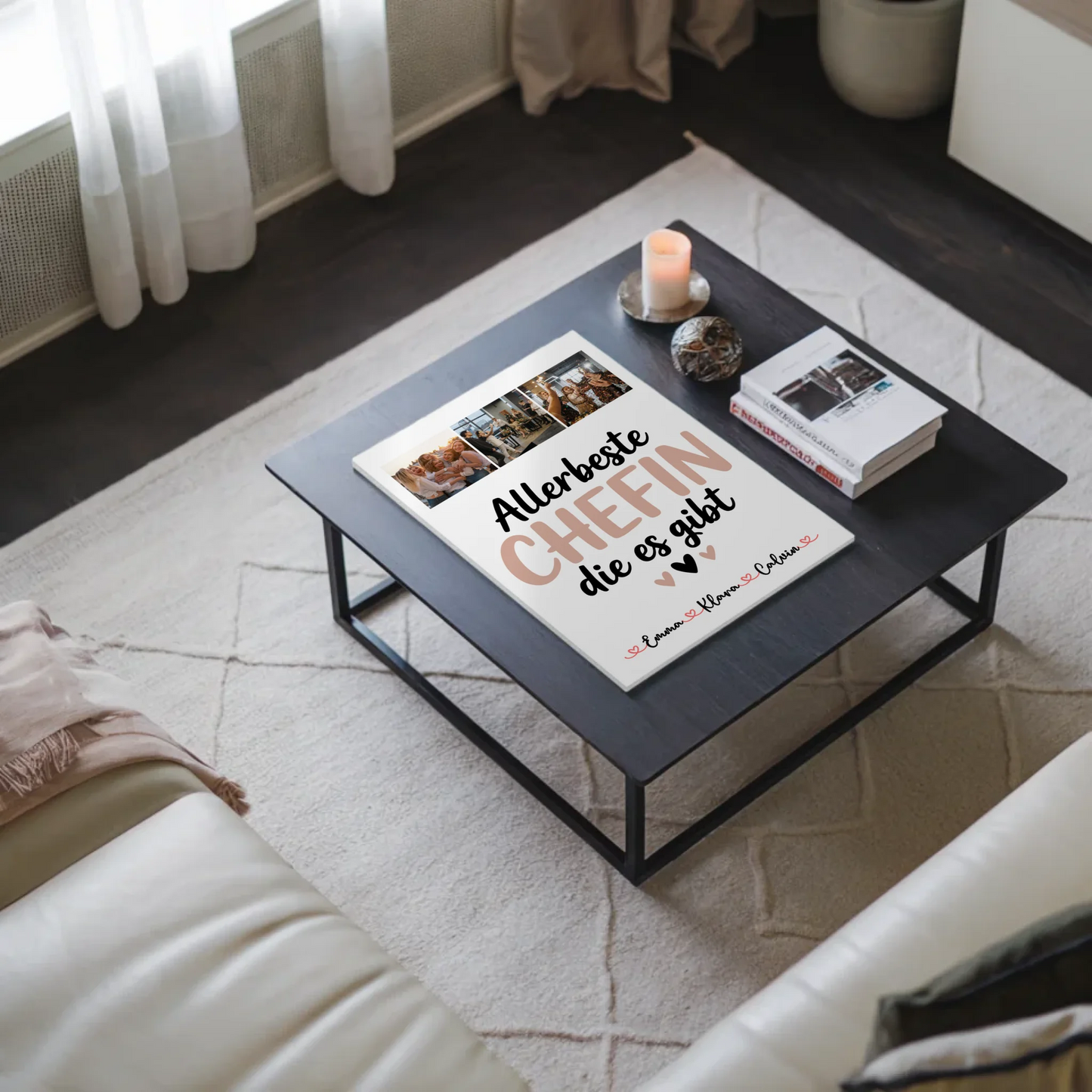 Magnetposter Fotoboard Fotocollage Chefin Allerbeste Chefin Die Es Gibt Geschenk