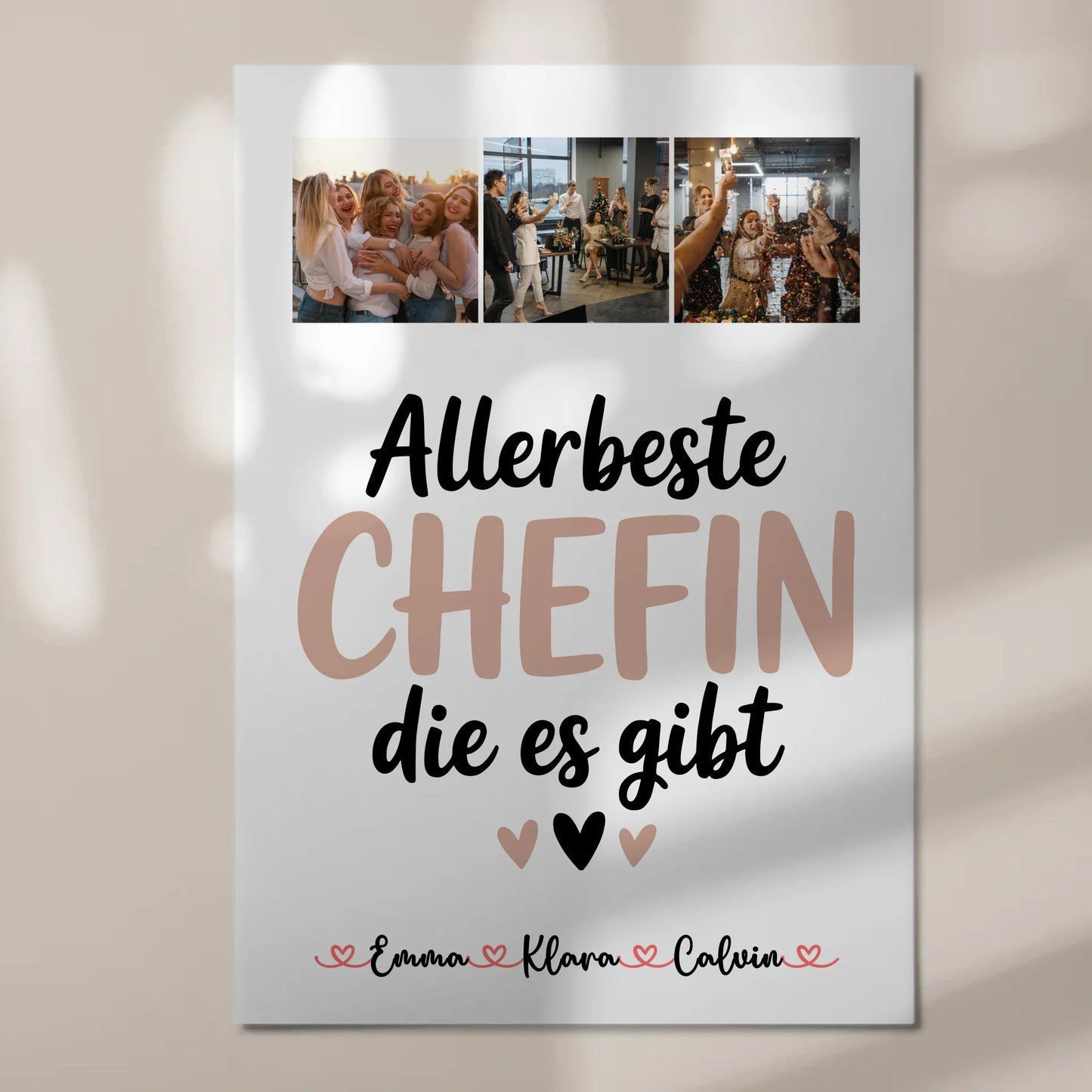Magnetposter Fotoboard Fotocollage Chefin Allerbeste Chefin Die Es Gibt Geschenk