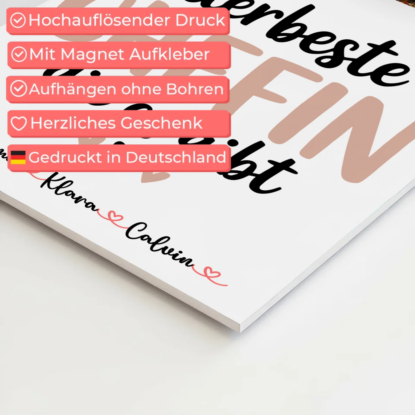 Magnetposter Fotoboard Fotocollage Chefin Allerbeste Chefin Die Es Gibt Geschenk