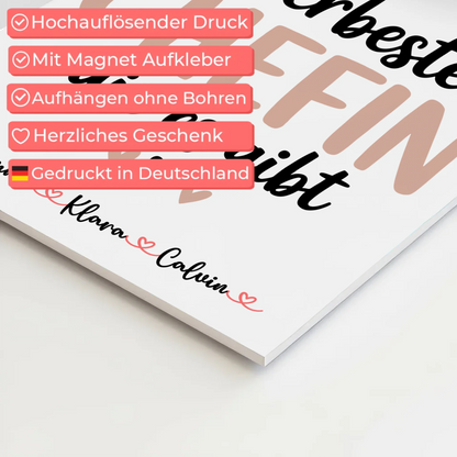 Magnetposter Fotoboard Fotocollage Chefin Allerbeste Chefin Die Es Gibt Geschenk