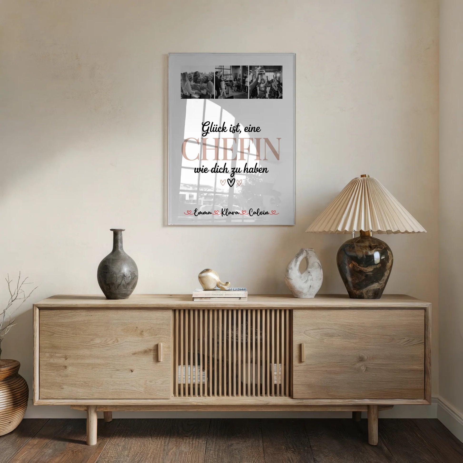 Acrylglas Mit Foto Fotocollage für Chefin Glück Ist eine Chefin Wie Dich Zu Haben 5