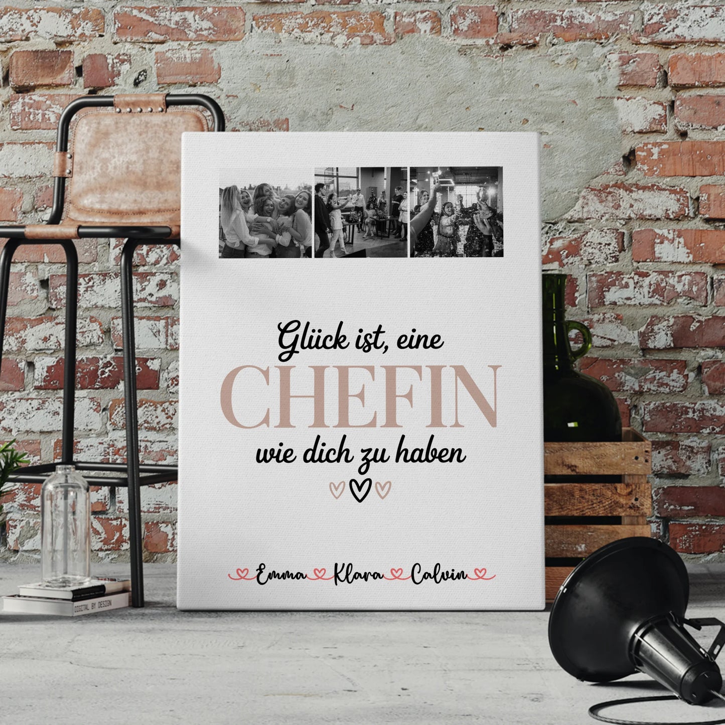 Fotocollage Großes Bild Aus Vielen Kleinen Fotocollage für Chefin Glück Ist eine Chefin Wie Dich Zu Haben 4