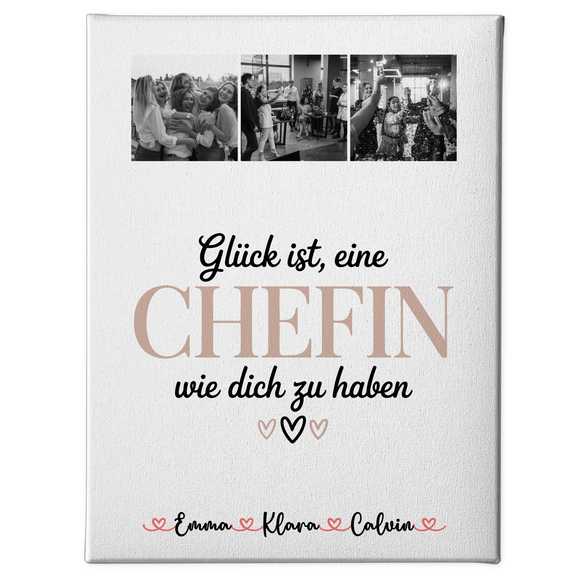 Fotocollage Großes Bild Aus Vielen Kleinen Fotocollage für Chefin Glück Ist eine Chefin Wie Dich Zu Haben 1