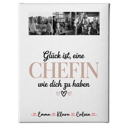 Fotocollage Großes Bild Aus Vielen Kleinen Fotocollage für Chefin Glück Ist eine Chefin Wie Dich Zu Haben 1