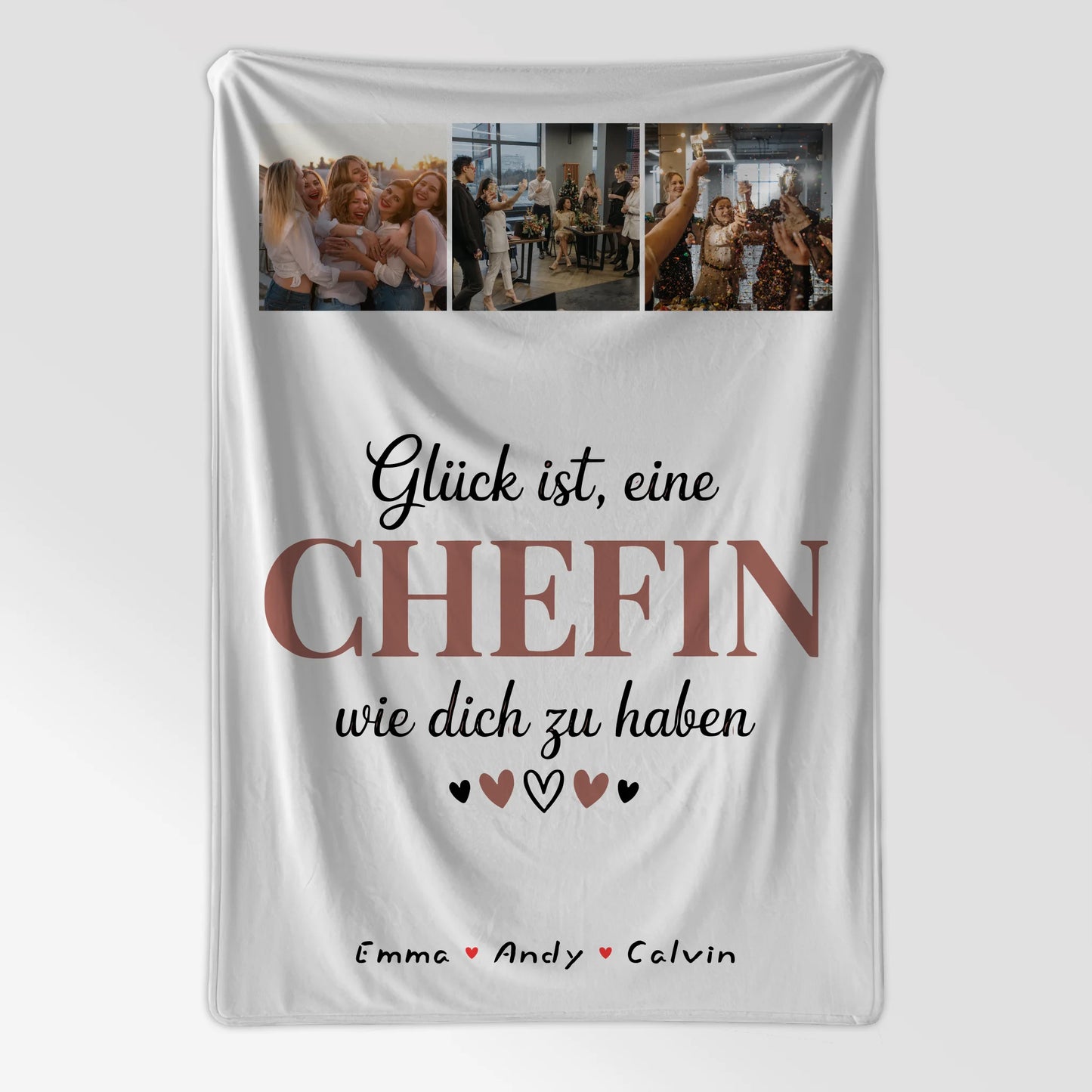 Kuscheldecke Mit Namen Chefin Fotocollage Glück Ist eine Chefin Wie Dich Zu Haben Geschenk 7