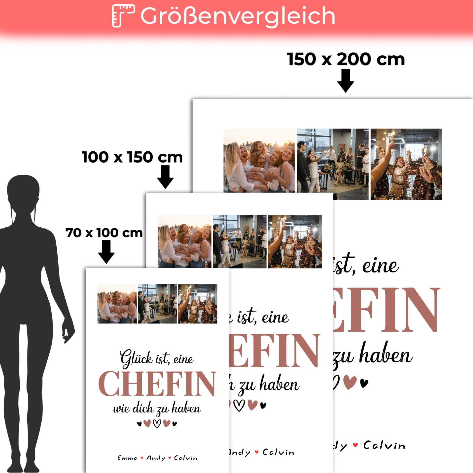 Kuscheldecke Mit Namen Chefin Fotocollage Glück Ist eine Chefin Wie Dich Zu Haben Geschenk 5