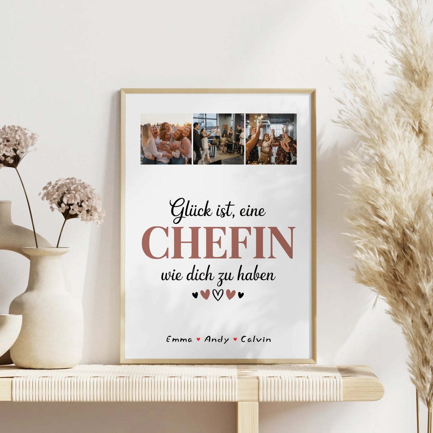 Poster Personalisiert Chefin Fotocollage Glück Ist eine Chefin Wie Dich Zu Haben Geschenk für Chefin