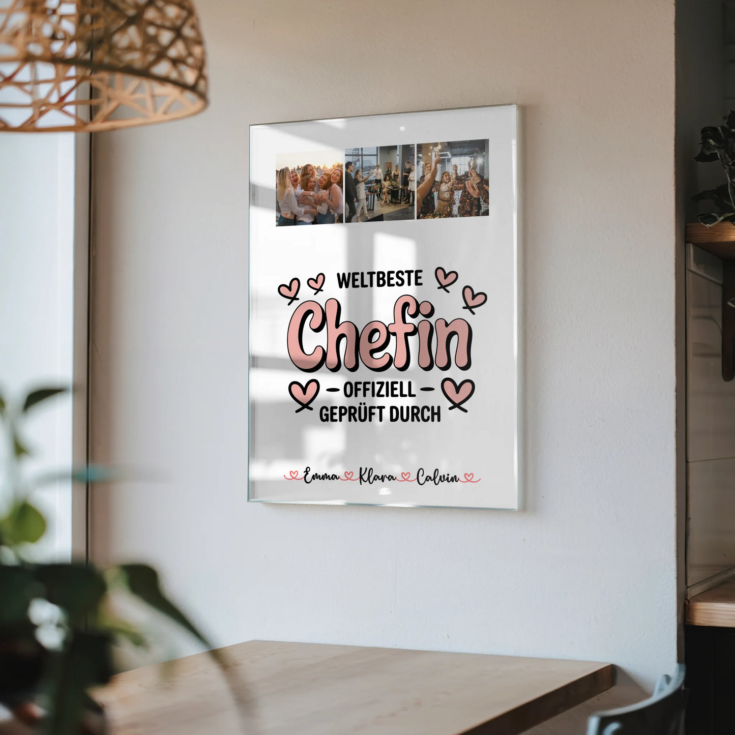 Personalisierte Geschenke Fotocollage Chefin Weltbeste Chefin Offiziell Geprüft Durch Foto Acrylglas 4