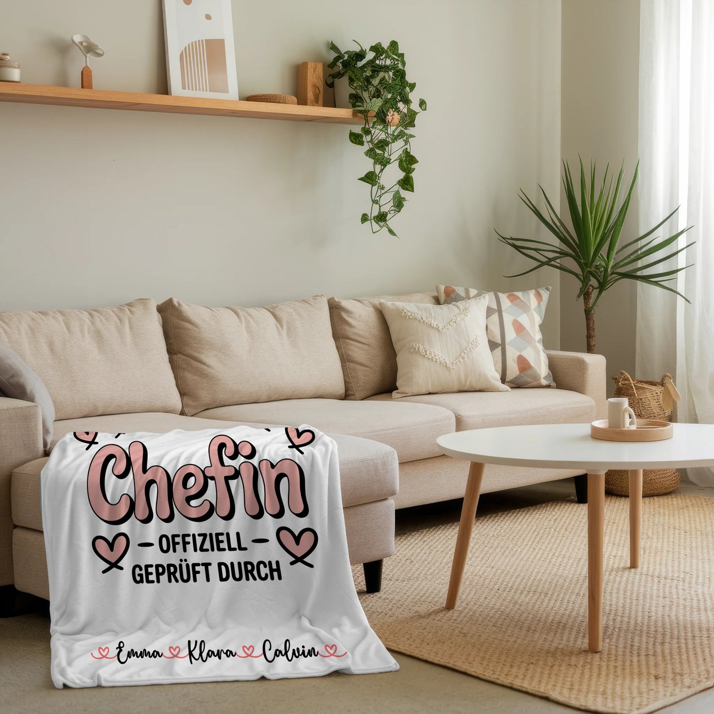 Kuscheldecke Mit Namen Und Motiv Fotocollage Chefin Weltbeste Chefin Offiziell Geprüft Durch 4