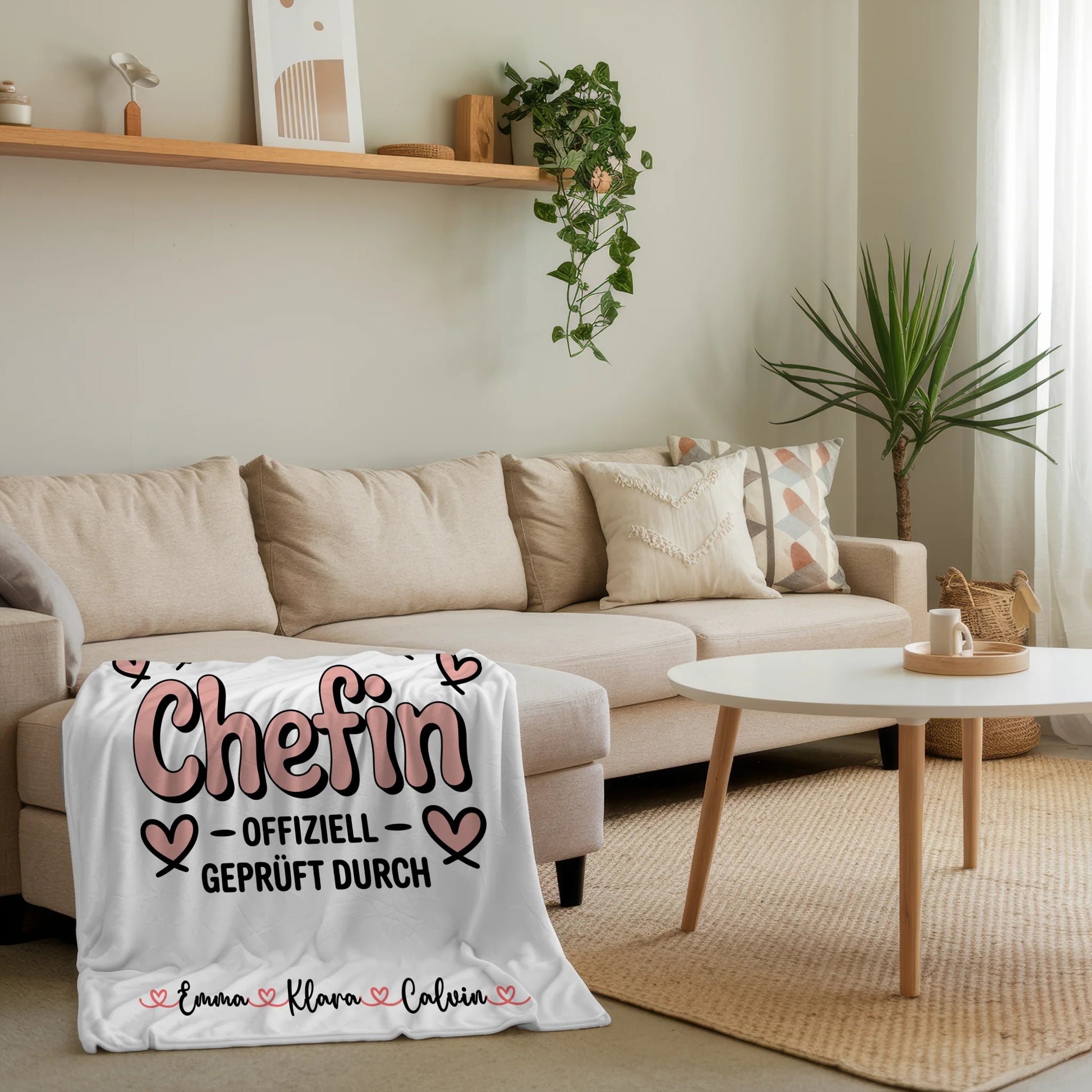 Kuscheldecke Mit Namen Und Motiv Fotocollage Chefin Weltbeste Chefin Offiziell Geprüft Durch 4