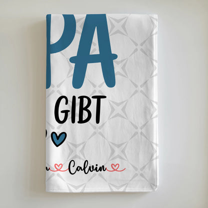 Personalisierte Decke Mann Geschenk Fotocollage Papa Allerbester Papa Den Es Gibt Papa 6