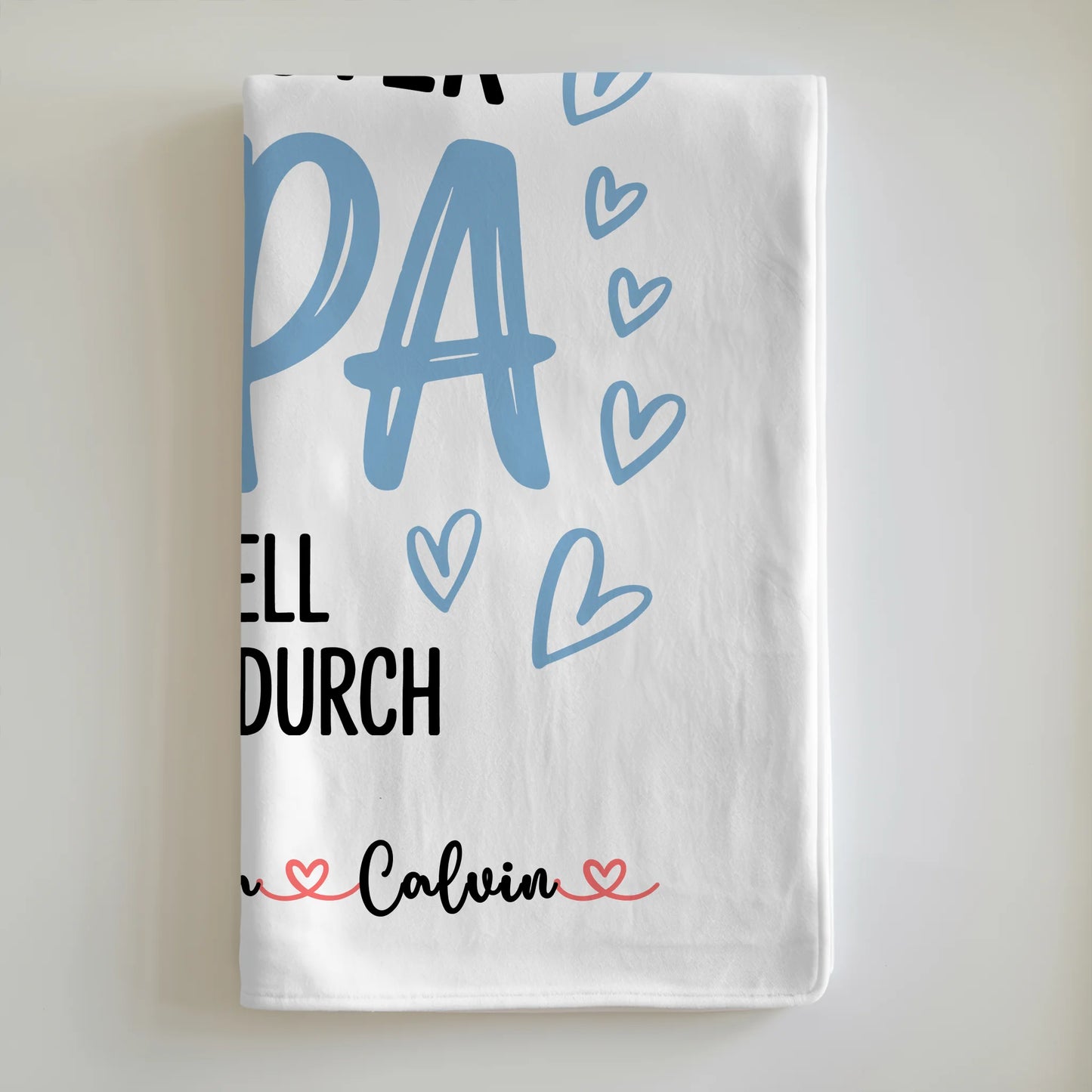 Personalisierte Decke Mann Fotocollage für Papa Weltbester Papa Offiziell Geprüft Durch Geschenk 6