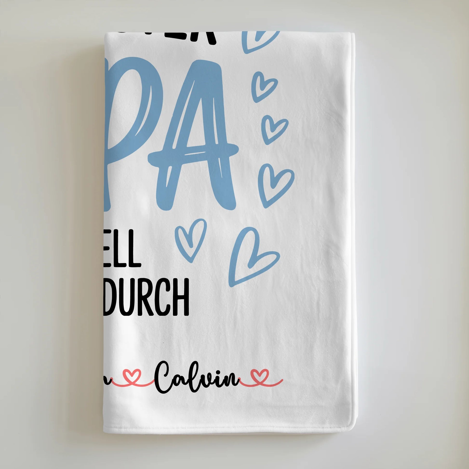 Personalisierte Decke Mann Fotocollage für Papa Weltbester Papa Offiziell Geprüft Durch Geschenk 6