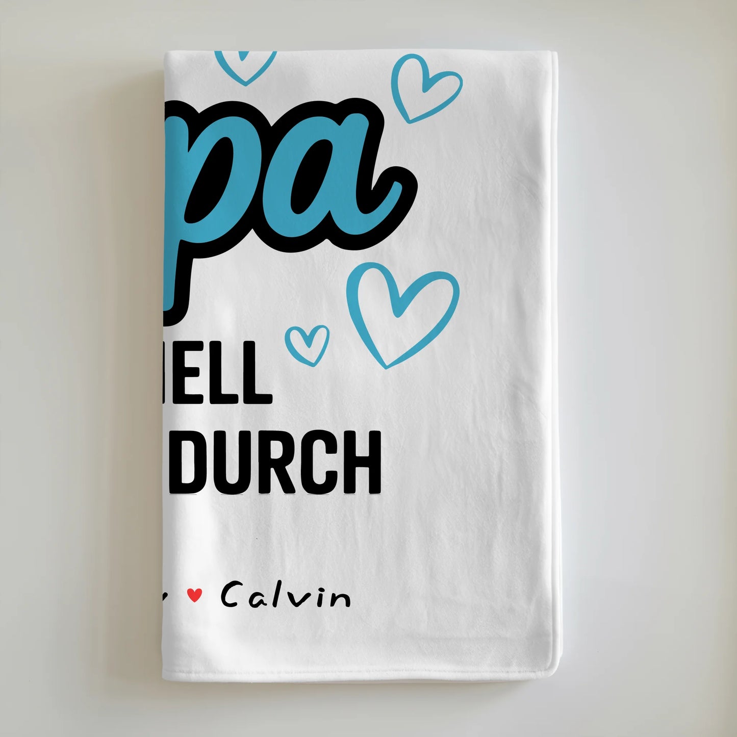 Personalisierte Decke Mann Papa Fotocollage Weltbester Papa Offiziell Geprüft Durch 6