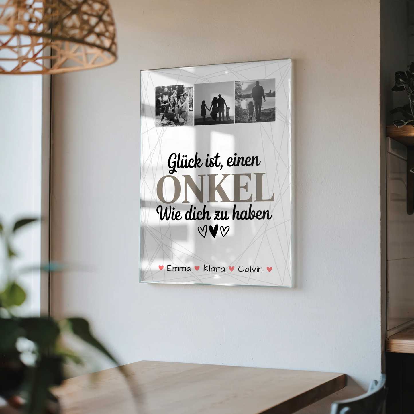 Acrylglas Mit Foto Geschenk Fotocollage Onkel Glück Ist Einen Onkel Wie Dich Haben 4