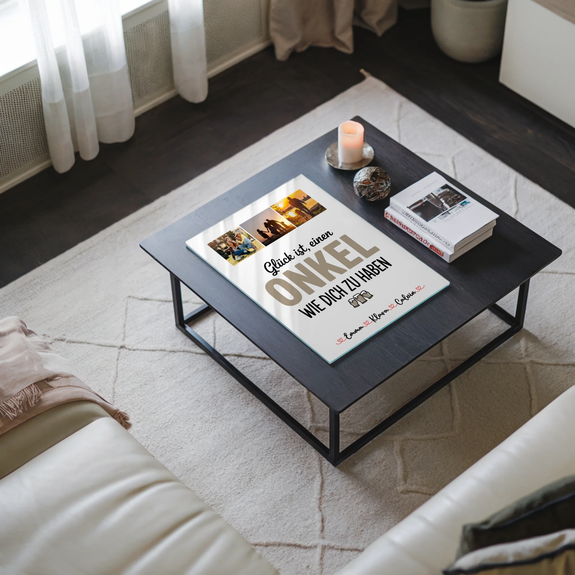 Personalisierte Acrylglas Mit Foto Fotocollage Onkel Glück Ist Einen Onkel Wie Dich Zu Haben 3