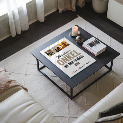 Personalisierte Acrylglas Mit Foto Fotocollage Onkel Glück Ist Einen Onkel Wie Dich Zu Haben 3