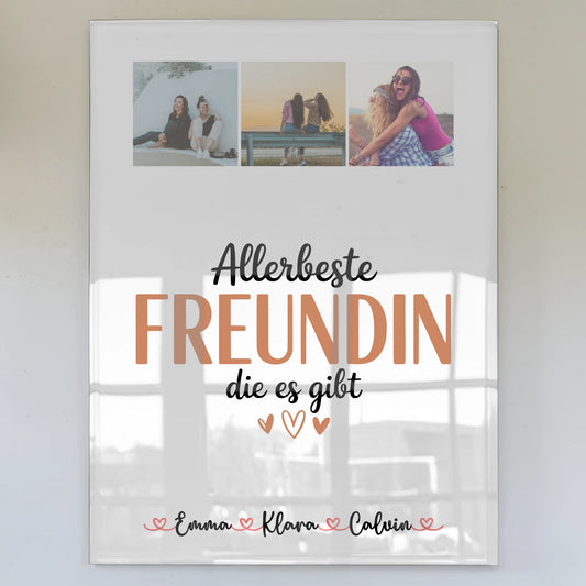 Beste Freundin Geschenk Fotocollage Beste Freundin Allerbeste Freundin Die Es Gibt Poster Tasse 1