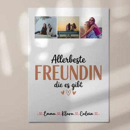 Fotoboard beste Freundin Fotocollage Beste Freundin Allerbeste Freundin Die Es Gibt Geschenk 7