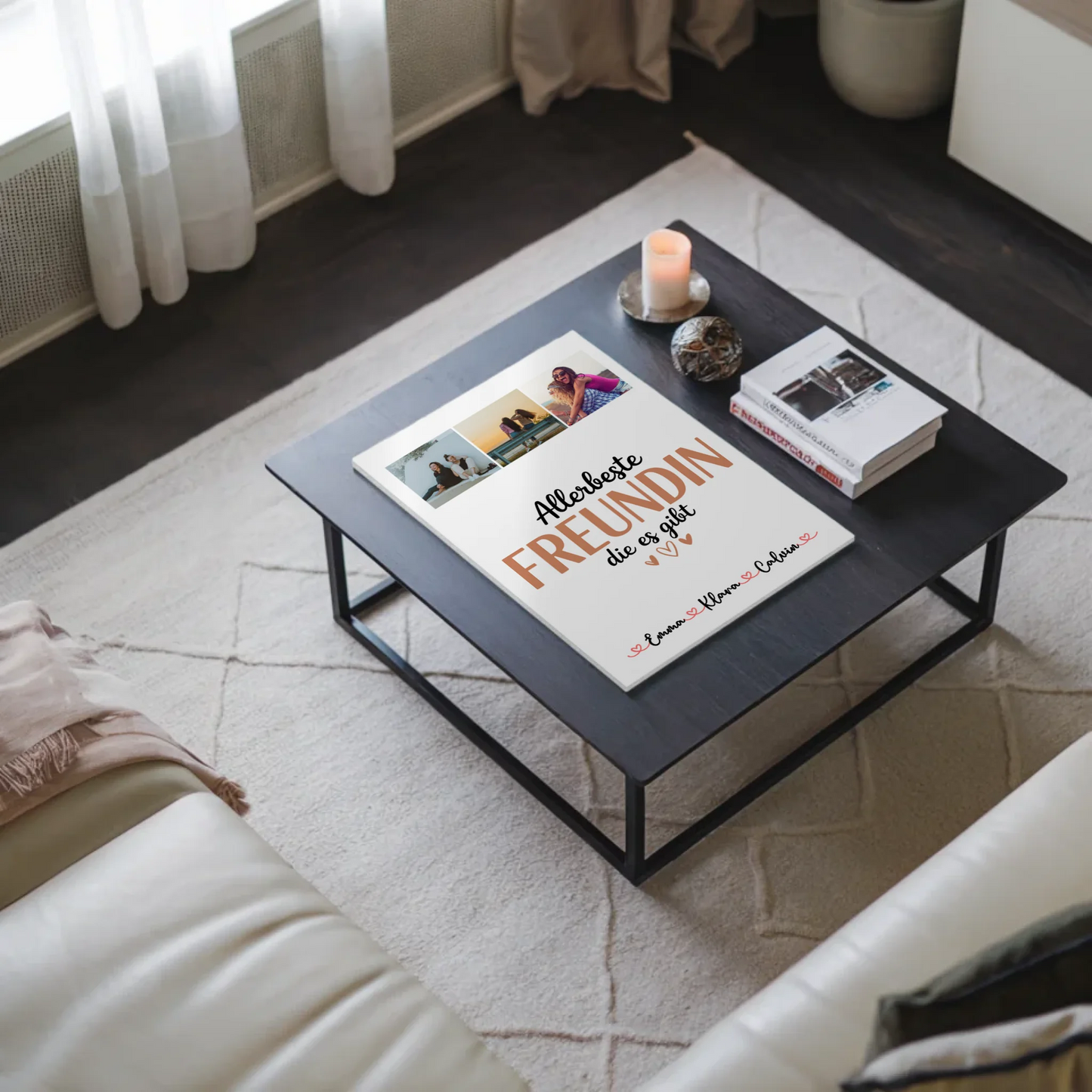 Fotoboard beste Freundin Fotocollage Beste Freundin Allerbeste Freundin Die Es Gibt Geschenk