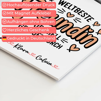 Beste Freundinnen Fotoboard Fotocollage für Beste Freundin Weltbeste Freundin Offiziell Geprüft Durch 4