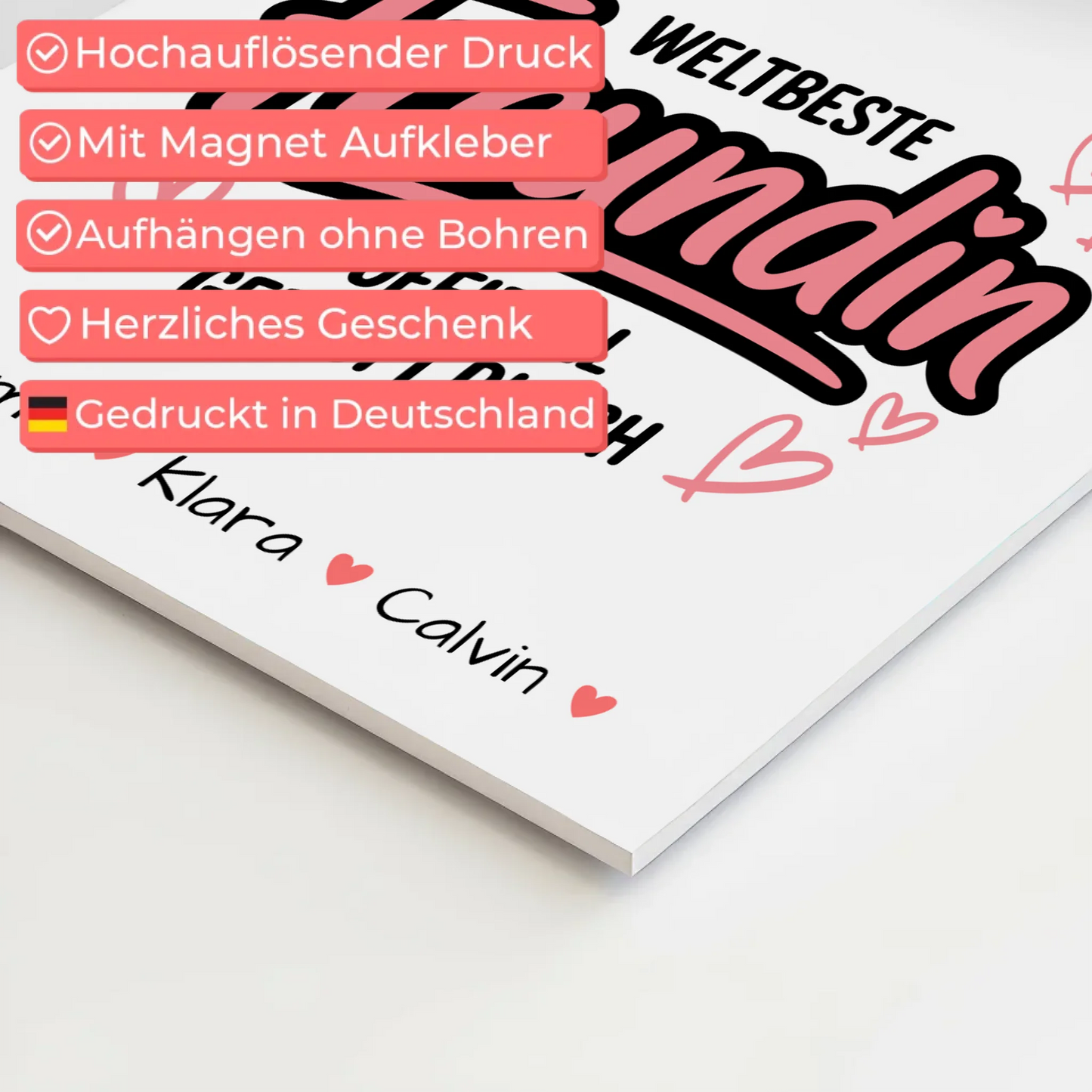 Beste Freundin Fotoboard Geschenk Fotocollage Beste Freundin Weltbeste Freundin Offiziell Geprüft Durch 10