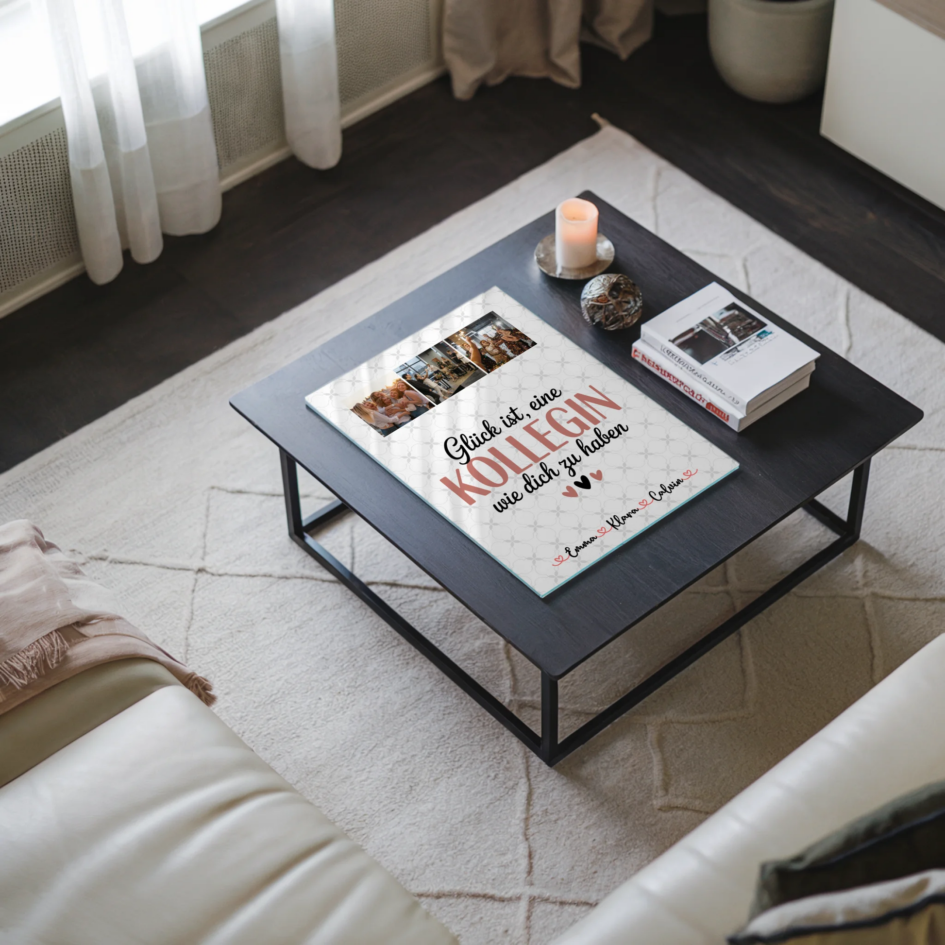 Personalisierte Fotocollage für Kolleginnen mit Foto Acrylglas und Glück Ist eine Kollegin Wie Dich Zu Haben 3