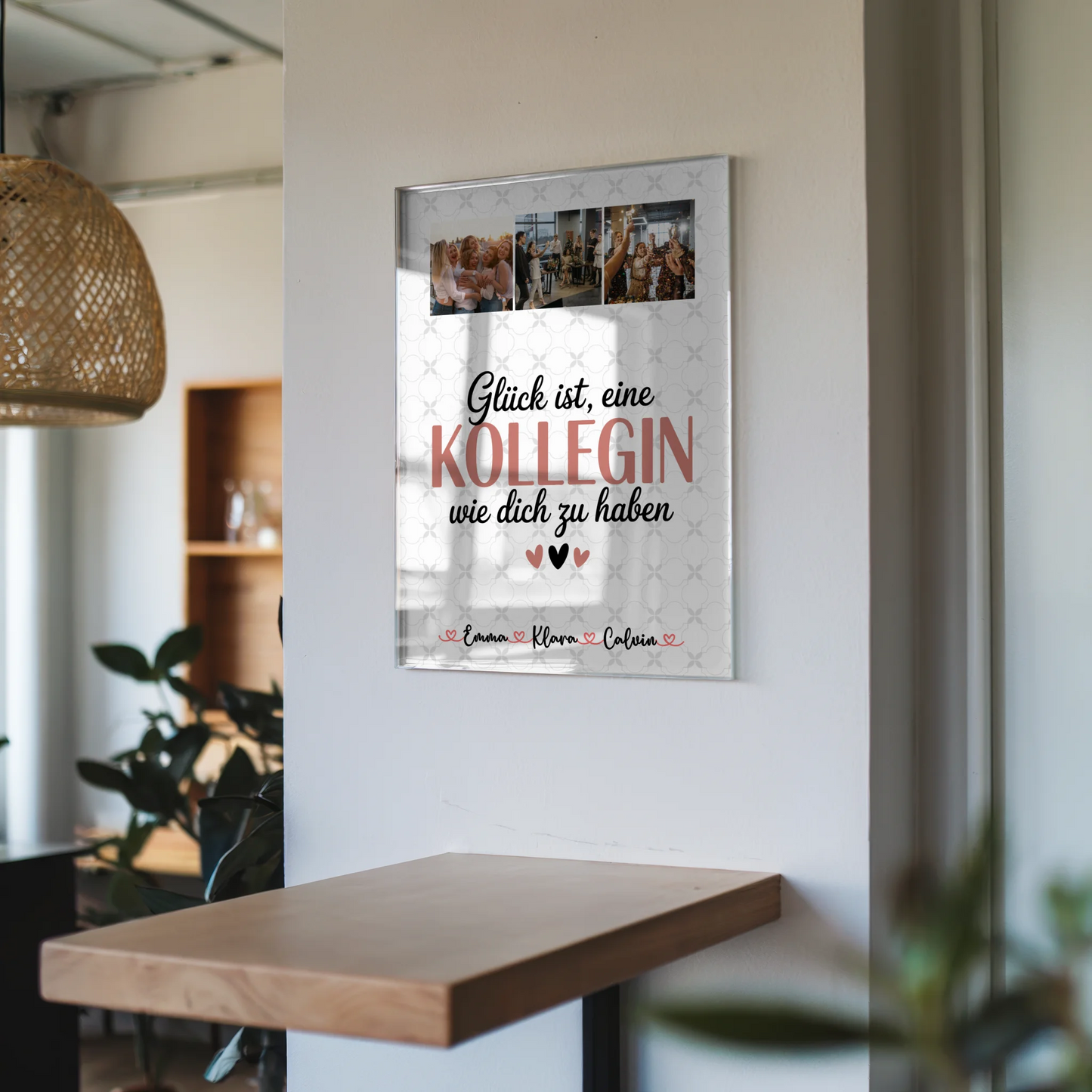 Personalisierte Fotocollage für Kolleginnen mit Foto Acrylglas und Glück Ist eine Kollegin Wie Dich Zu Haben 6