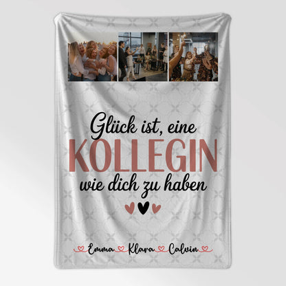 Decke Mit Namen Fotocollage Kollegin Glück Ist Eine Kollegin Wie Dich Zu Haben 7