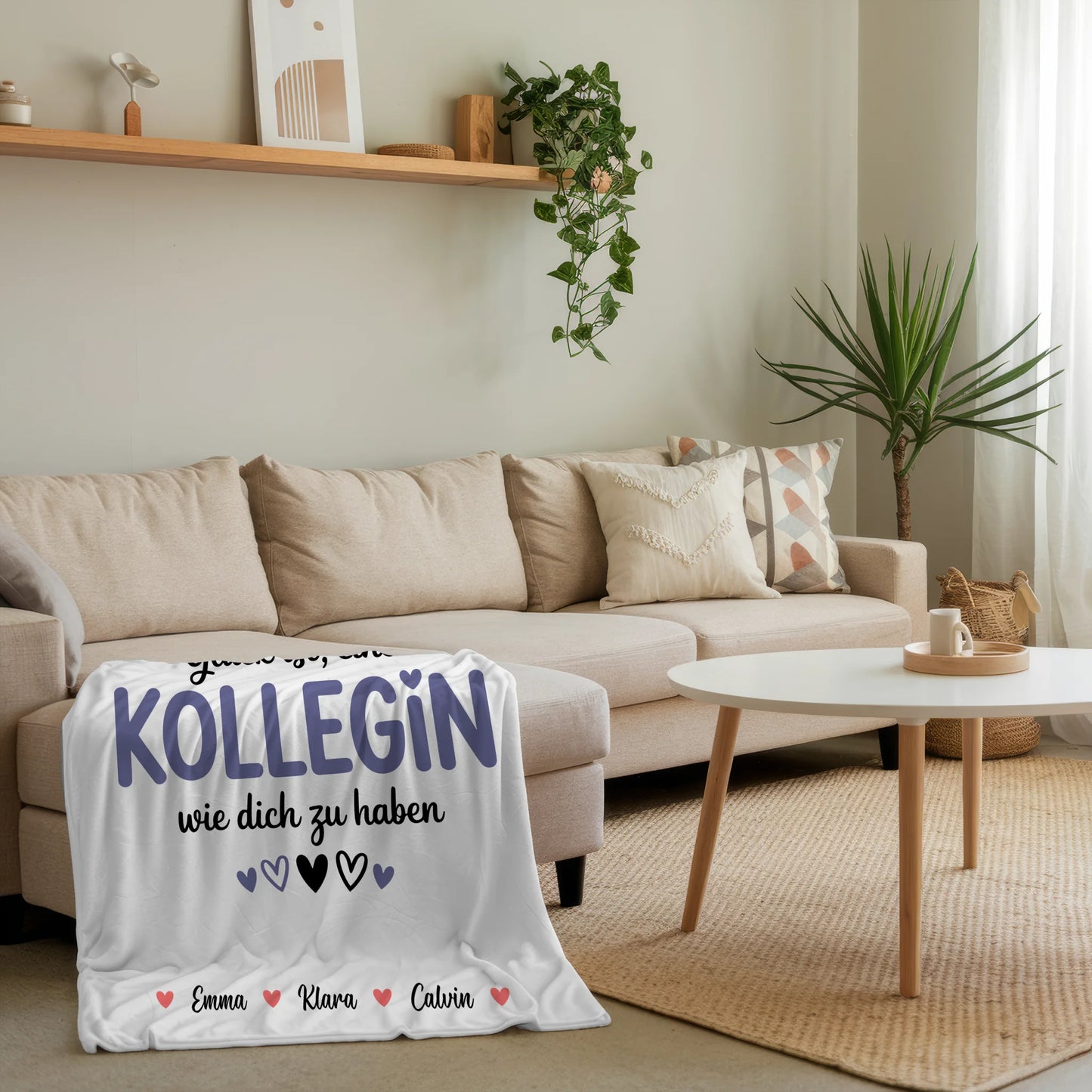 Personalisierte Decke Mit Namen Fotocollage für Kollegin Glück Ist eine Kollegin Wie Dich Zu Haben 4