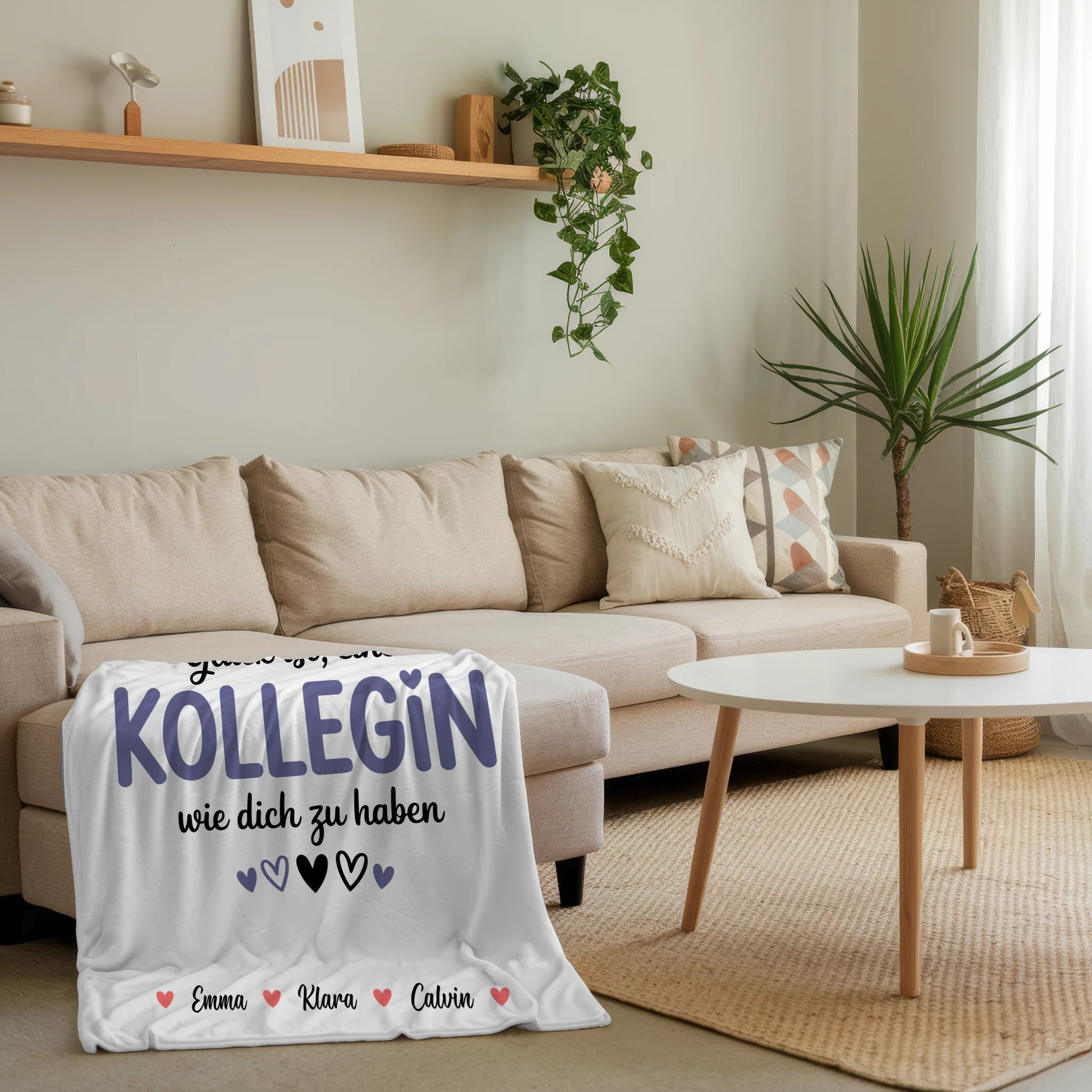 Personalisierte Decke Mit Namen Fotocollage für Kollegin Glück Ist eine Kollegin Wie Dich Zu Haben 4